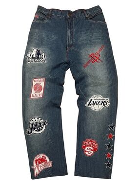 Vintage UNK Denim NBA 2004 All-Star Western Conference Jeans Men's Size 36